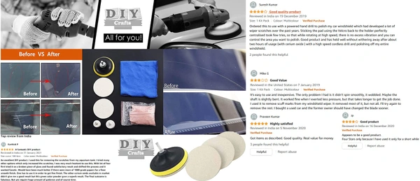 DIY Crafts 1x, 6"inch Density Fur Flet Pad Only, Density Fur Flet Pad Only For Your Kit Buffing Pad Wool Pad Felt Pads Universal Drill Adapte (1x, 6"inch Density Fur Flet Pad Only) - 1x, 6"inch Density Fur Flet Pad Only