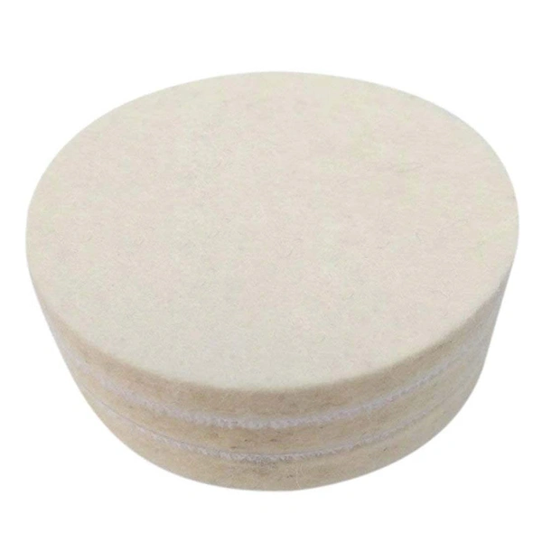 DIY Crafts 6x, Soft Felt Pad, 7" inch Soft Wool Pad For Window Cleaning Polishes Windshields Car Windows Easy Use Wheel Cerium Oxide Powder Scratch (Only (6x, Soft Felt Pad) - 6x, Soft Felt Pad