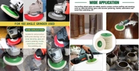 DIY Crafts 7 Kit 7x Felt Pad, 1 Pc Green, Wool Felt Polishing Wheel Disc Kit for Angle Grinder, Comes Buffing Polishing Cutting Compounds Polish Stainless Steel (7 Kit 7x Felt Pad, Green) - 7 Kit 7x Felt Pad, Green