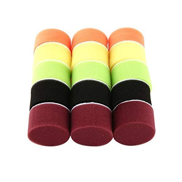 DIY Crafts 7 Pcs, Combo, 3" Sponge Polishing Waxing Buffing Pads, Felt Pad Kit - Car Polisher for Auto Polishing Buffing Shining Cleaning Kit (7 Pcs, Combo) - 7 Pcs, Combo