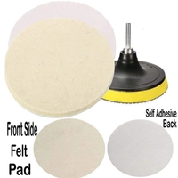 DIY Crafts 7 Pcs Set, 3"inch Cleaning Kit, 7 Pcs Kit Polishing Pads Sponge Woolen Polishing Waxing Buffing Pads Kit Auto Car wit (7 Pcs Set, 3"inch Cleaning Kit) - 11 Pcs Set, 3"inch Cleaning Kit