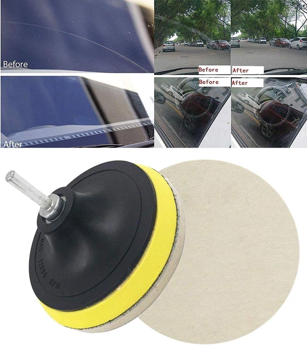DIY Crafts 7 Pcs Set, 3"inch Cleaning Kit, 7 Pcs Kit Polishing Pads Sponge Woolen Polishing Waxing Buffing Pads Kit Auto Car wit (7 Pcs Set, 3"inch Cleaning Kit) - 11 Pcs Set, 3"inch Cleaning Kit