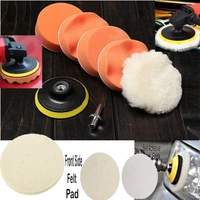 DIY Crafts 7 Pcs Set, 3"inch Cleaning Kit, 7 Pcs Kit Polishing Pads Sponge Woolen Polishing Waxing Buffing Pads Kit Auto Car wit (7 Pcs Set, 3"inch Cleaning Kit) - 11 Pcs Set, 3"inch Cleaning Kit