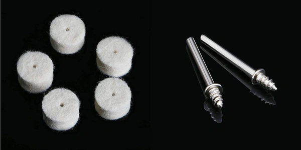 DIY Crafts 70 Pcs, Felt Pad+1x Mandrel, 13mm Wool Felt Polishing Buffing Pad + 1 Shank Wheel Disk Sheets Polish Disc for Grinding Pol(70 Pcs, Felt Pad+1x Mandrel) - 70 Pcs, Felt Pad+1x Mandrel