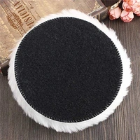 DIY Crafts 7"inch 150 mm Lambs Wool Polishing Bonnet Car Polishing Pad Polish Waxing Pads For For Car Polishing Buffing Patch Set Backer Pad + Universal Nut + Wool Pad (Pack 4 Wool Pad Kit, Multi) - Pack 4 Wool Pad Kit, Multi
