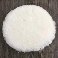 DIY Crafts 7"inch 150 mm Lambs Wool Polishing Bonnet Car Polishing Pad Polish Waxing Pads For For Car Polishing Buffing Patch Set Backer Pad + Universal Nut + Wool Pad (Pack 4 Wool Pad Kit, Multi) - Pack 4 Wool Pad Kit, Multi