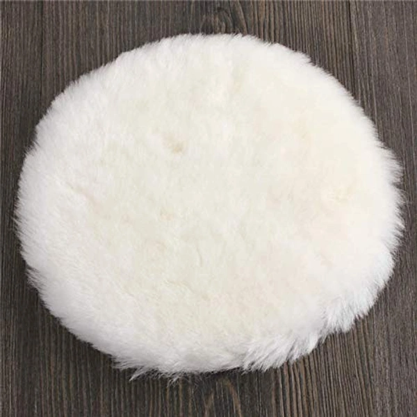 DIY Crafts 7"inch 150 mm Lambs Wool Polishing Bonnet Car Polishing Pad Polish Waxing Pads For For Car Polishing Buffing Patch Set Backer Pad + Universal Nut + Wool Pad (Pack 4 Wool Pad Kit, Multi) - Pack 4 Wool Pad Kit, Multi