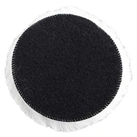 DIY Crafts 7"inch 150 mm Lambs Wool Polishing Bonnet Car Polishing Pad Polish Waxing Pads For For Car Polishing Buffing Patch Set Backer Pad + Universal Nut + Wool Pad (Pack 4 Wool Pad Kit, Multi) - Pack 4 Wool Pad Kit, Multi