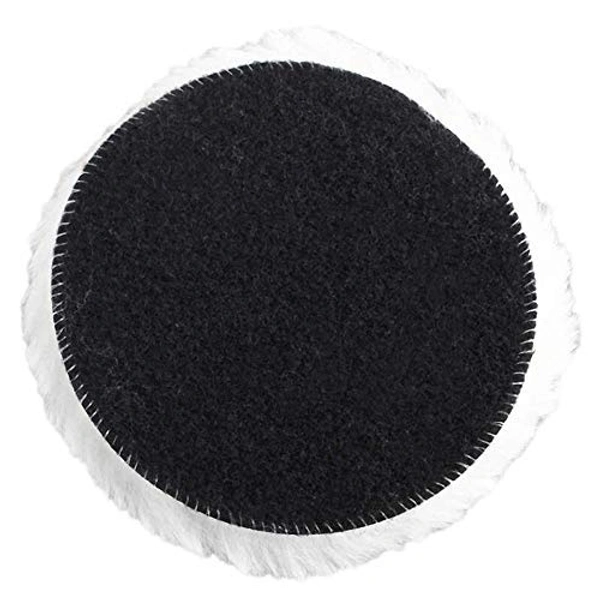 DIY Crafts 7"inch 150 mm Lambs Wool Polishing Bonnet Car Polishing Pad Polish Waxing Pads For For Car Polishing Buffing Patch Set Backer Pad + Universal Nut + Wool Pad (Pack 4 Wool Pad Kit, Multi) - Pack 4 Wool Pad Kit, Multi