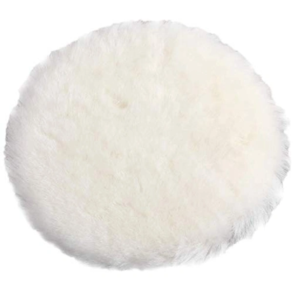 DIY Crafts 7"inch 150 mm Lambs Wool Polishing Bonnet Car Polishing Pad Polish Waxing Pads For For Car Polishing Buffing Patch Set Backer Pad + Universal Nut + Wool Pad (Pack 4 Wool Pad Kit, Multi) - Pack 4 Wool Pad Kit, Multi