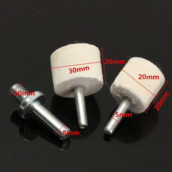 DIY Crafts 7"inch Set, 500 Grm Cerium Oxide, Buffing Polishing Accessories Glass Scratch Remover Powder 1.75 Oz; Felt Wheel; Disc; Drill Adapter; Cloth; Back(7"inch Set, 500 Grm Cerium Oxide) - 7"inch Set, 500 Grm Cerium Oxide, 249