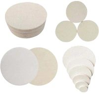 DIY Crafts 7x, Soft Felt Pad, 7" inch Soft Wool Pad For Window Cleaning Polishes Windshields Car Windows Easy Use Wheel Cerium Oxide Powder (Only (7x, Soft Felt Pad) - 7x, Soft Felt Pad