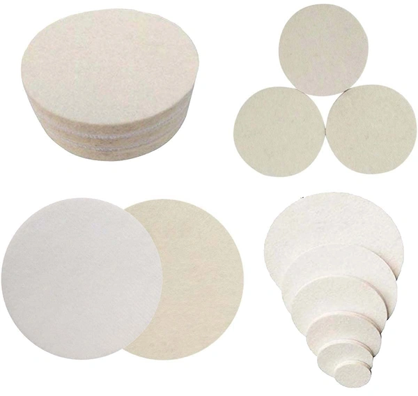 DIY Crafts 7x, Soft Felt Pad, 7" inch Soft Wool Pad For Window Cleaning Polishes Windshields Car Windows Easy Use Wheel Cerium Oxide Powder (Only (7x, Soft Felt Pad) - 7x, Soft Felt Pad