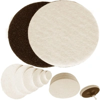 DIY Crafts 7x, Soft Felt Pad, 7" inch Soft Wool Pad For Window Cleaning Polishes Windshields Car Windows Easy Use Wheel Cerium Oxide Powder (Only (7x, Soft Felt Pad) - 7x, Soft Felt Pad