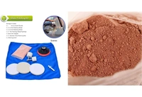 DIY Crafts Pack Of 100grm Kit, Multi Colour, 9 Pcs Window Mirror Glasses Ceramic Tiles Accessories Cleaning Polishe Repair Kit Easy Use Wheel Cerium Oxide Pow(Pack Of 100grm Kit, Multi Colour) - Pack Of 100grm Kit, Multi Colour