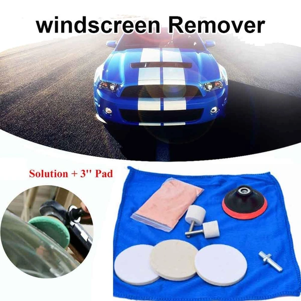 DIY Crafts Pack Of 27 Pcs Kit, Multi Colour, 9 Pcs Mirrors Windshields Glass Polishing Set Car Windows Easy Use Wheel Cerium Oxide Powder Tool Scratch R(Pack Of 27 Pcs Kit, Multi Colour) - Pack Of 27 Pcs Kit, Multi Colour