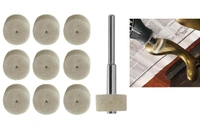 DIY Crafts 9, Standard, ® 3 Pcs - 25 Pcs + Mandrel 1/2" Felt Wool Polishing Wheels with Mandrel - Fits DIY Tools For Dremel Do(9, Standard) - Standard, Multi-Coloured