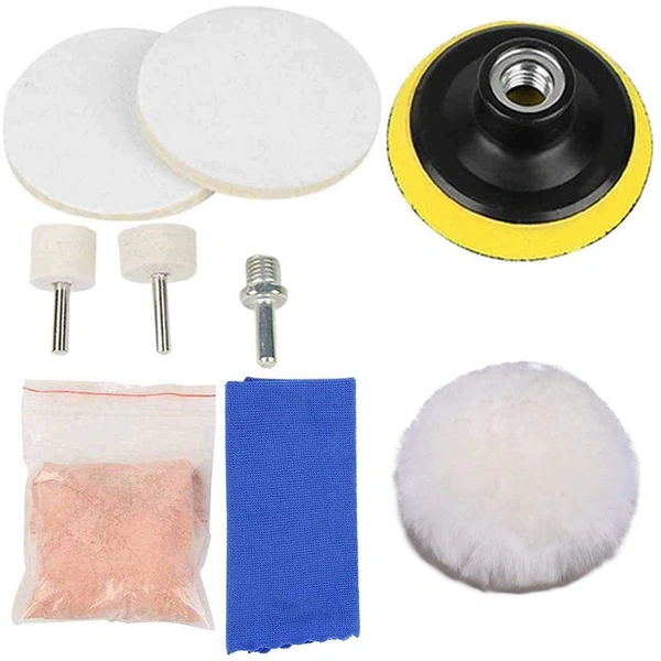 DIY Crafts 900 Grm Kit, Light Pink Cerium Oxide, 8 Pcs 3"inch Car Windshield Polishing Scratch Removal Polished Remover Repair Cerium Oxide Powder TREO 95(900 Grm Kit, Light Pink Cerium Oxide) - 900 Grm Kit, Light Pink Cerium Oxide