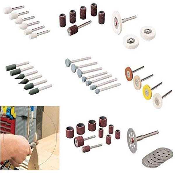 DIY Crafts 99X Tools for Dremel Style Multi Tool Bits Range Accessory Routing Stone Combo Set/Kit for Dremel Accessories. (Design No # 1, Combo Accessory) - Design No # 1, Combo Accessory