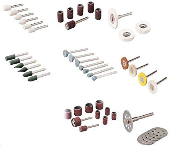 DIY Crafts 99X Tools for Dremel Style Multi Tool Bits Range Accessory Routing Stone Combo Set/Kit for Dremel Accessories. (Design No # 1, Combo Accessory) - Design No # 1, Combo Accessory