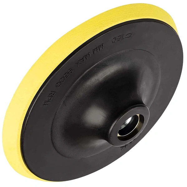 DIY Crafts Buff Backing Pad Only Hook Loop Pad For Your Kit Drill Attachment Universal Nut Sanding Disc for Use On Wood,Metal & Leather Removing Paint (Only Hook Loop Pad) (1 Pc, 6" inch Only Hook Loop Pad) - 1 Pc