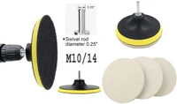 DIY Crafts Buff Backing Pad Only Hook Loop Pad For Your Kit Drill Attachment Universal Nut Sanding Disc for Use On Wood,Metal & Leather Removing Paint (Only Hook Loop Pad) (1 Pc, 6" inch Only Hook Loop Pad) - 1 Pc
