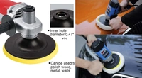 DIY Crafts Buff Backing Pad Only Hook Loop Pad For Your Kit Drill Attachment Universal Nut Sanding Disc for Use On Wood,Metal & Leather Removing Paint (Only Hook Loop Pad) (1 Pc, 6" inch Only Hook Loop Pad) - 1 Pc