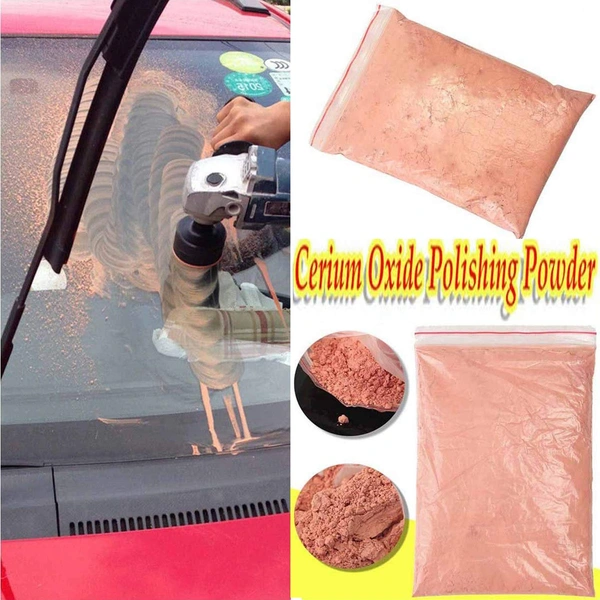 DIY Crafts Car Polishing Pads Sponge Polishing Buffing Waxing Pad Wheel for Car Polisher Buffer Orange Pad Kit Hot Car Washer (400 Grm, Pink Cerium Oxide) - 400 Grm, Pink Cerium Oxide