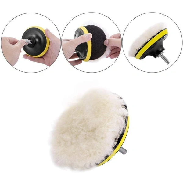 DIY Crafts Car Polishing Pads Sponge Polishing Buffing Waxing Pad Wheel for Car Polisher Buffer Orange Pad Kit Hot Car Washer (500 Grm, White Cerium Oxide) - 500 Grm, White Cerium Oxide