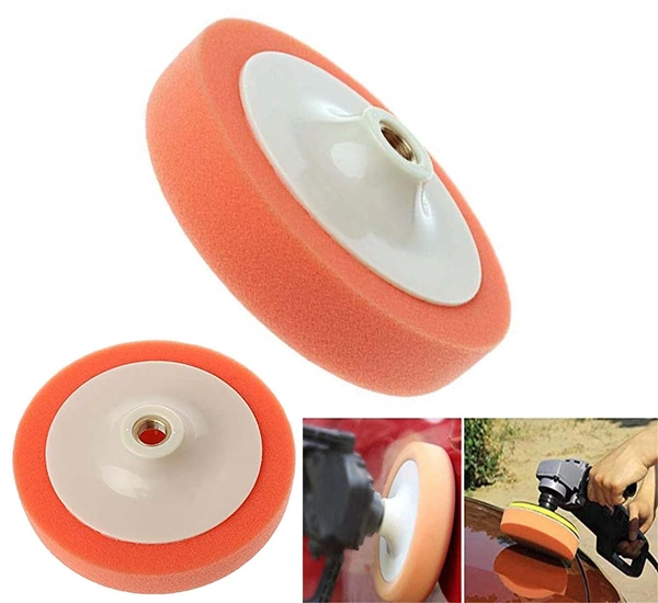 DIY Crafts Car Polishing Pads Sponge Polishing Buffing Waxing Pad Wheel for Car Polisher Buffer Orange Pad Kit Hot Car Washer (1x Orange Pad, Orange Pad) - 1x Orange Pad, Orange Pad