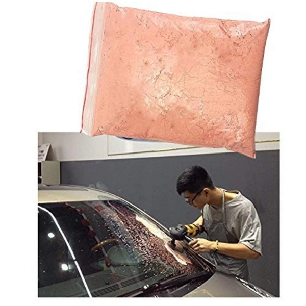 DIY Crafts Cerium Oxide Glass 9 Oz Mesh Cerium Oxide Optical Glass Polishing Compound Powder for Windscreen Glass Cleaning Polishing Compounds (Pack Of 500 Grm, Red Pink Cerium Oxide) - Pack Of 500 Grm, Red Pink Cerium Oxide