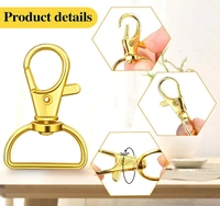 DIY Crafts Combo Pack 9 Pcs 3 Sets, Combo Assorted Kit, Keychain Bulk with Key Chain Swivel Hook D Rings and Sl(Combo Pack 9 Pcs 3 Sets, Combo Assorted Kit) - Combo Pack 9 Pcs 3 Sets, Combo Assorted Kit