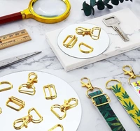 DIY Crafts Combo Pack 9 Pcs 3 Sets, Combo Assorted Kit, Keychain Bulk with Key Chain Swivel Hook D Rings and Sl(Combo Pack 9 Pcs 3 Sets, Combo Assorted Kit) - Combo Pack 9 Pcs 3 Sets, Combo Assorted Kit
