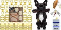 DIY Crafts Combo Pack 9 Pcs 3 Sets, Combo Assorted Kit, Keychain Bulk with Key Chain Swivel Hook D Rings and Sl(Combo Pack 9 Pcs 3 Sets, Combo Assorted Kit) - Combo Pack 9 Pcs 3 Sets, Combo Assorted Kit