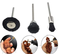 DIY Crafts Combo#2, Pack Of 30 Pcs, Brushes Abrasive Wheel Buffing,Polishing Bristle Brushes Different Shapes Polishing, Wood,Metal,Plastic Cleaning Maintainance For Machines (Combo#2, Pack Of 30 Pcs) - Design # No 2, Pack Of 10 Pcs