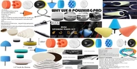 DIY Crafts With 3x Felt 3x Fur Pad, 4" inch Kit, Polishing Pads Sponge Woolen Polishing Waxing Buffing Pads Kits Polishing Compound Drill Buffing Sponge (With 3x Felt 3x Fur Pad, 4" inch Kit) - With 3x Felt 3x Fur Pad, 4" inch Kit