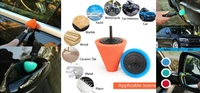 DIY Crafts With 3x Felt 3x Fur Pad, 4" inch Kit, Polishing Pads Sponge Woolen Polishing Waxing Buffing Pads Kits Polishing Compound Drill Buffing Sponge (With 3x Felt 3x Fur Pad, 4" inch Kit) - With 3x Felt 3x Fur Pad, 4" inch Kit