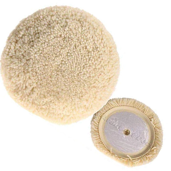 DIY Crafts Design # No 1, Pack Of 5 Pcs, 7"inch Car Polishing Soft Wool Auto-Stick Pad Buffing Cleaning Polisher Kit for Industry Furniture Glass Car Steel Table(Design # No 1, Pack Of 5 Pcs) - Design # No 1, Pack Of 5 Pcs