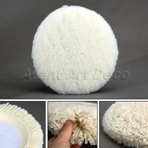 DIY Crafts Design # No 1, Pack Of 5 Pcs, 7"inch Car Polishing Soft Wool Auto-Stick Pad Buffing Cleaning Polisher Kit for Industry Furniture Glass Car Steel Table(Design # No 1, Pack Of 5 Pcs) - Design # No 1, Pack Of 5 Pcs