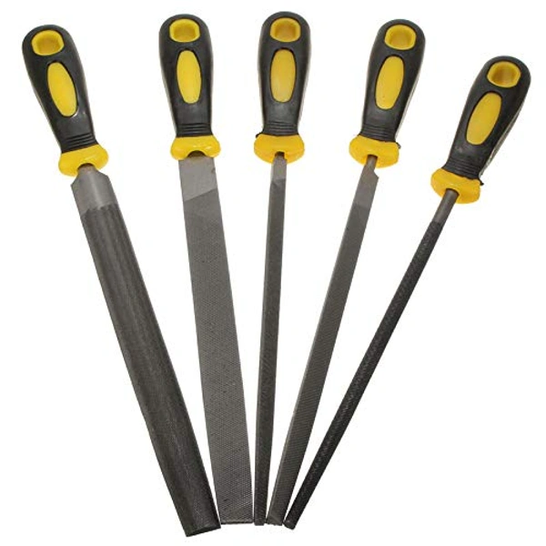 DIY Crafts Design No # 2, Pack Of 5 Pcs, 200mm Engineer Metal File Set(Design No # 2, Pack Of 5 Pcs) - Design No # 2, Pack Of 5 Pcs