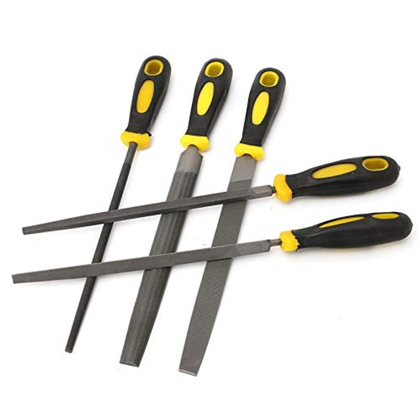 DIY Crafts Design No # 2, Pack Of 5 Pcs, 200mm Engineer Metal File Set(Design No # 2, Pack Of 5 Pcs) - Design No # 2, Pack Of 5 Pcs