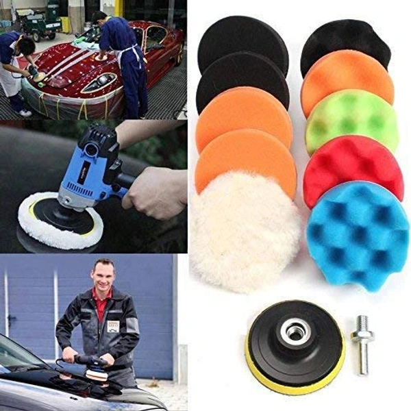 DIY Crafts Design # No 2, Polishing Pad Set, 11 - Pcs 6 Waffle Buffer Polishing (Design # No 2, Polishing Pad Set) - Design # No 2, Polishing Pad Set