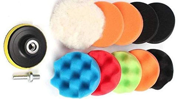 DIY Crafts Design # No 2, Polishing Pad Set, 11 - Pcs 6 Waffle Buffer Polishing (Design # No 2, Polishing Pad Set) - Design # No 2, Polishing Pad Set