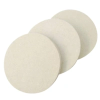 DIY Crafts Felt Pad Drill Thread Sucker Wool Cleaning Polishing Sponge Set Backer Pad + Universal Nut + Felt Pad - (Pack of 3 Pcs) (4" Felt Pad Kit, Off White Felt Pad) - 4" Felt Pad, Off White Felt Pad
