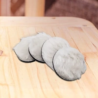 DIY Crafts 20 Pcs, 1" Felt Fur Pad Only, 20 Pcs, 1" Felt Fur Pad Only, Felt Wool Felt Polishing Buffing Pad Wheel Disk Sheets Polish Hook Loop for Grindi(20 Pcs, 1" Felt Fur Pad Only) - CM, 1" Felt Fur Pad Only