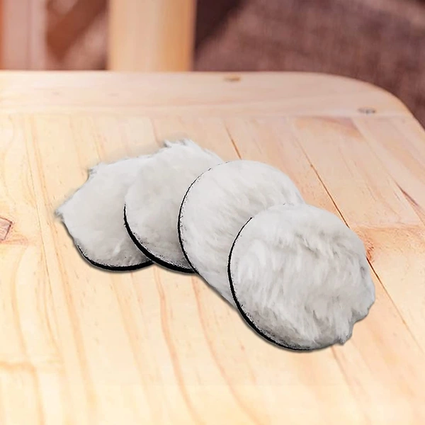 DIY Crafts 20 Pcs, 1" Felt Fur Pad Only, 20 Pcs, 1" Felt Fur Pad Only, Felt Wool Felt Polishing Buffing Pad Wheel Disk Sheets Polish Hook Loop for Grindi(20 Pcs, 1" Felt Fur Pad Only) - CM, 1" Felt Fur Pad Only