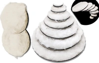 DIY Crafts 20 Pcs, 1" Felt Fur Pad Only, 20 Pcs, 1" Felt Fur Pad Only, Felt Wool Felt Polishing Buffing Pad Wheel Disk Sheets Polish Hook Loop for Grindi(20 Pcs, 1" Felt Fur Pad Only) - CM, 1" Felt Fur Pad Only