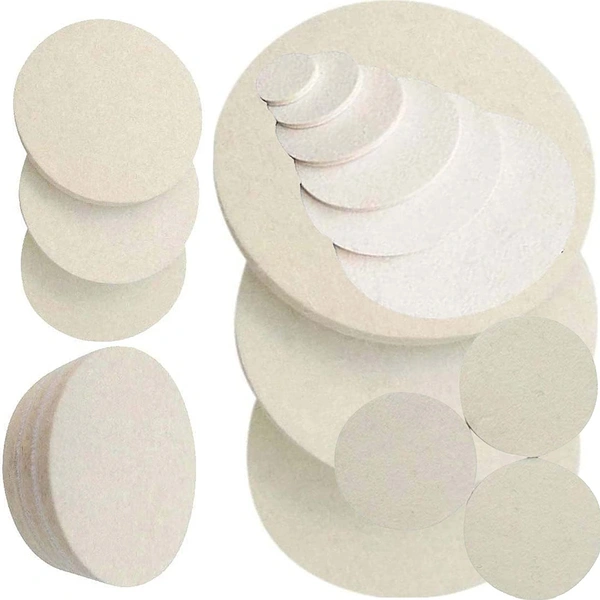 DIY Crafts High Density Felt Pad Only For Sponge Polishing Waxing Buffing Car Polisher for Auto Polishing Buffing Shining Cleaning (High Density Felt Pad Only) (5 Pcs, 7" inch Density Felt Pad Only) - 5 Pcs, 7" inch Density Felt Pad Only