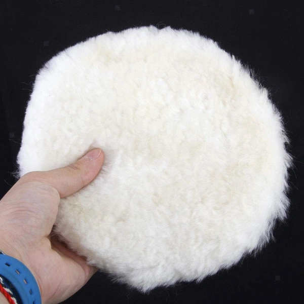 DIY Crafts Off White Soft Wool Hoop loop Car Clean Polishing Polisher Buffing Bonnet Pad for Car Bike Polishing Woolen Buffer Wax Applicator Grinding 1-7"inch (4" Inch Pad, 1 Pc Off White) - 3" Inch Pad 2pcs, Off White