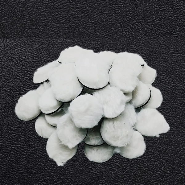 DIY Crafts Only Felt Pad Hook & Loop Polishing Mandrel Mounted Wool Grinder Drill Machine Combo Set Universal Fitment for Metal Wood and Plastic (25 Pcs, 1" inch Felt Pad Only) GBIN - 25 Pcs, 1" inch Felt Pad Only